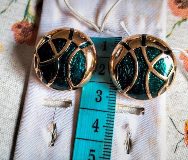 Conjunto chapado en oro | Collar y pendientes