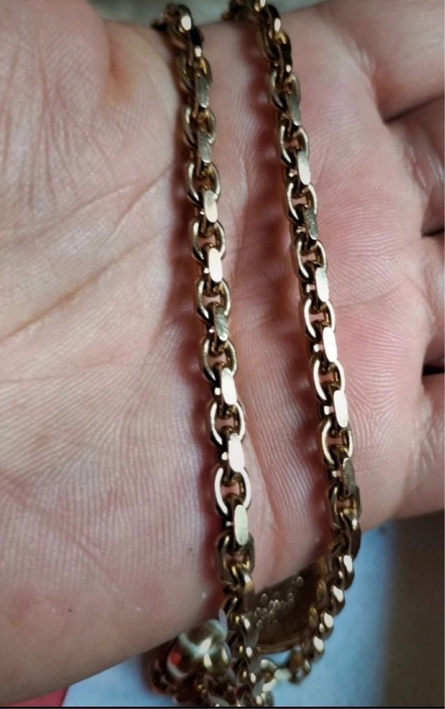 Conjunto chapado en oro | Collar y pendientes