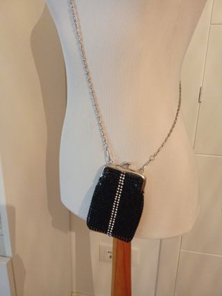 Bolso fiesta negro mini