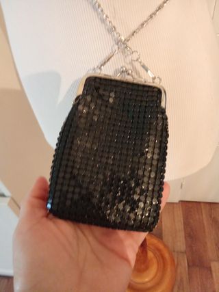 Bolso fiesta negro mini