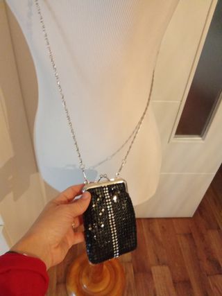 Bolso fiesta negro mini
