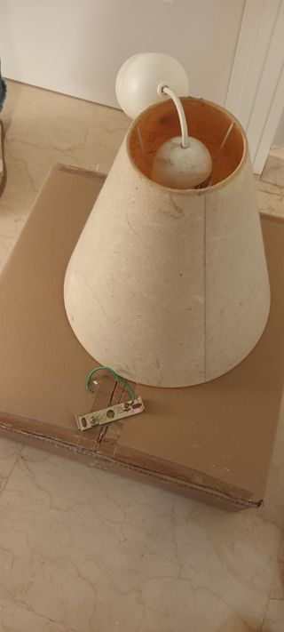 Lampara colgante 1 bombilla