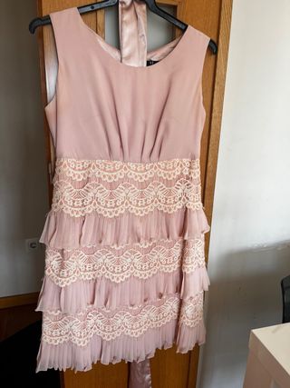 Vestido fiesta rosa