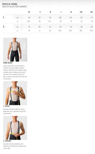 Maillot Castelli Veloccissimo manga larga talla S