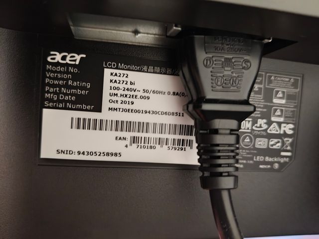 Monitor Acer 27 led full hd