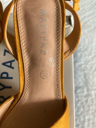 MARYPAZ - Zapatos amarillos tacón 42 