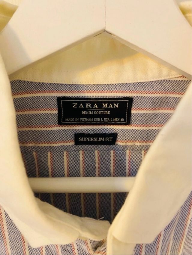 Camisa de rayas de Zara