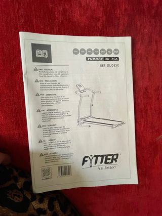 OPORTUNIDAD. Cinta correr Fytter Runner RU-35X