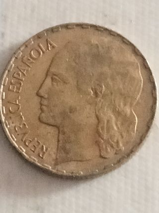 Moneda1 pesetas Rep. Española no envío, precio,con