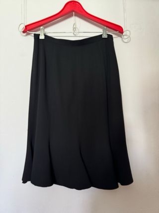 Traje negro falda chaqueta