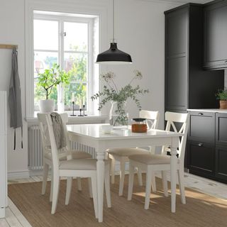 Tavolo Estensibile Ikea Ingatorp Bianco 4-6 Posti