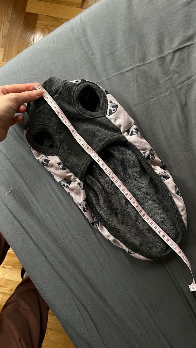 Chaqueta perro - Gris con mapaches