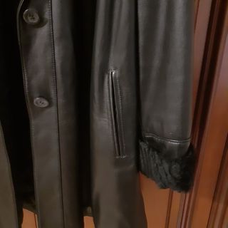 Giaccone in vera pelle donna