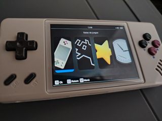 AMBERNIC RG28XX - Consola Retro Gris/Blanca