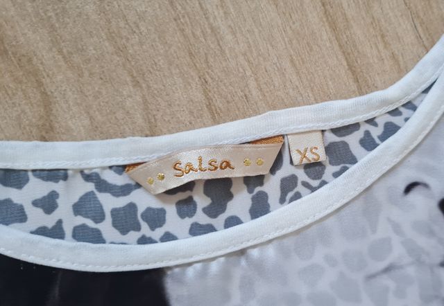 Camiseta fluida sin mangas Salsa