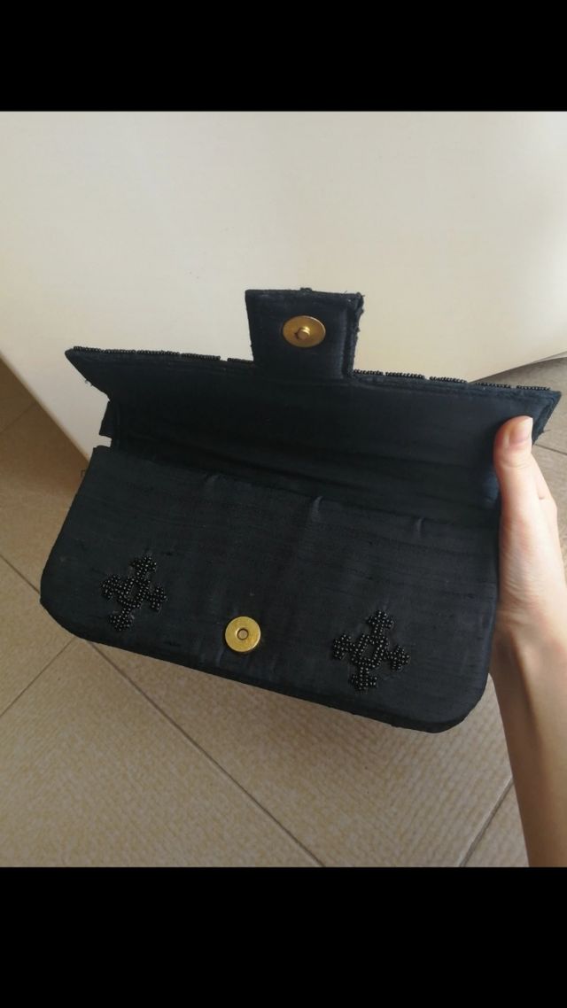 Borsetta in seta Benetton