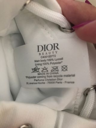 Neceser Dior blanco