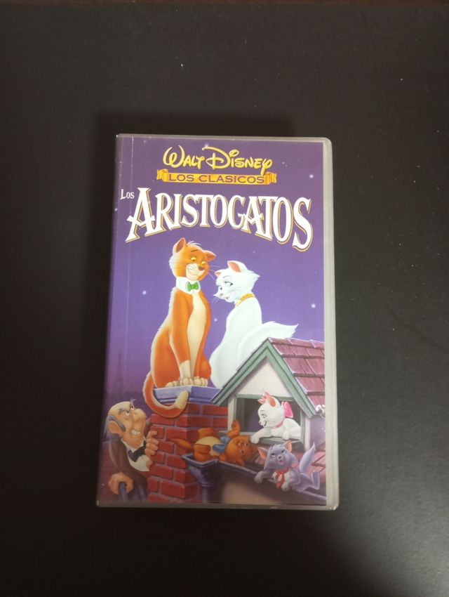 Películas VHS Disney. Los aristogatos.