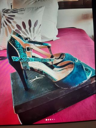 zapatos sandalias de tacon