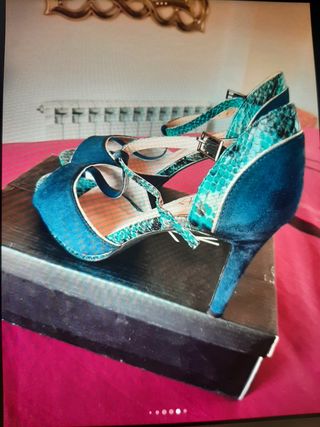 zapatos sandalias de tacon