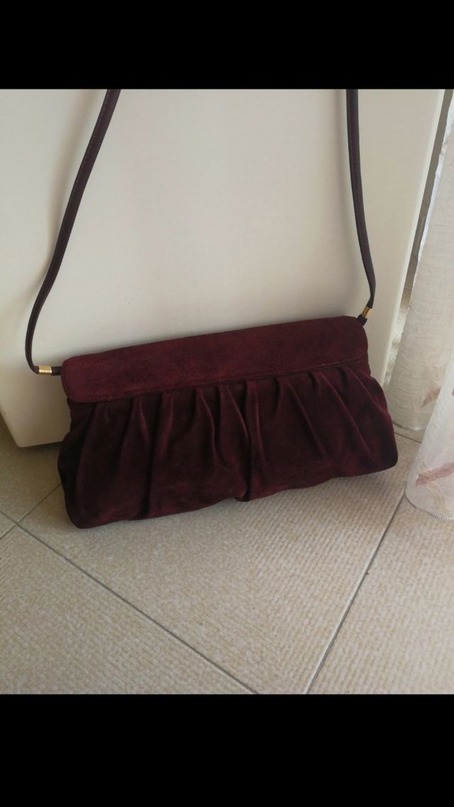 Borsetta scamosciata