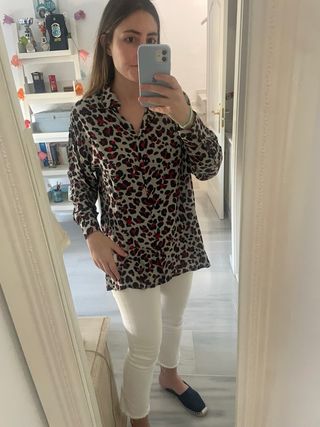 Camisa Estampada Nueva de Zara