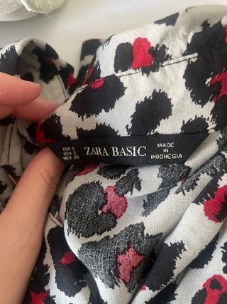Camisa Estampada Nueva de Zara