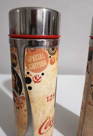 Coppia borraccia thermos Coca Cola da collezione 