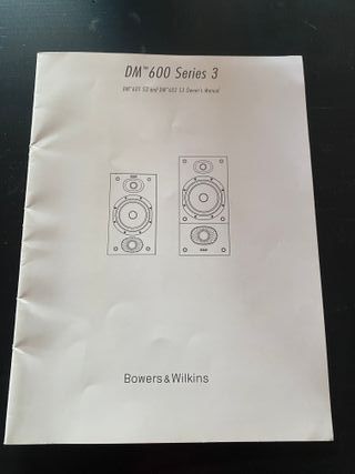 BOWERS & WILKINS 2 ALTAVOCES