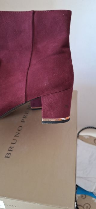 Stivaletti con tacco Primark Bordeaux