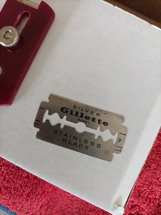 Porta lamette barba vintage