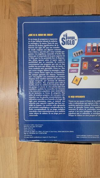 Juego del Siglo: juego de mesa