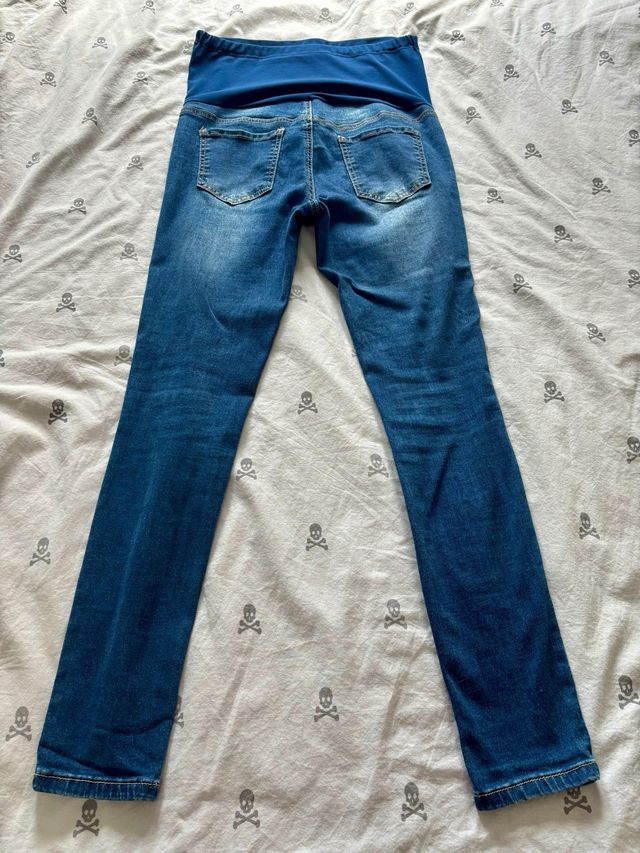 Vaquero premama azul