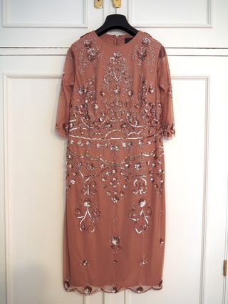 Vestido fiesta lentejuelas de firma