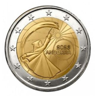 Moneda 2 euros Andorra 2023 se entrega en Blister