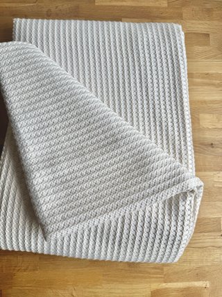 Colcha algodón crema 180x270cm