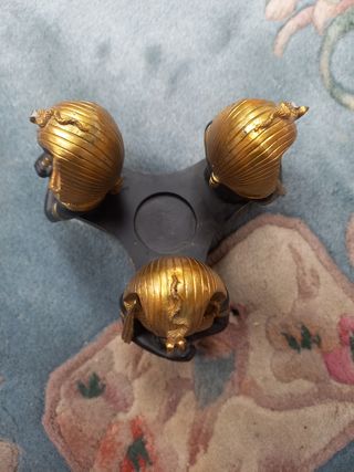 3 statue di faraoni egizi - Decorazione
