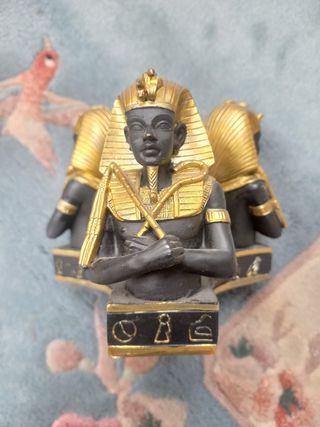 3 statue di faraoni egizi - Decorazione