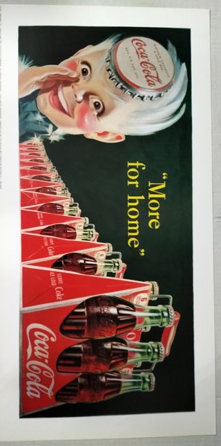 3 Stampe Pubblicitarie Coca Cola Vintage