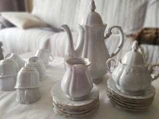 Juego de café de porcelana