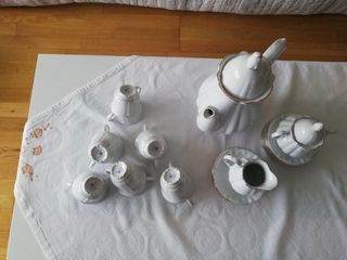 Juego de café de porcelana