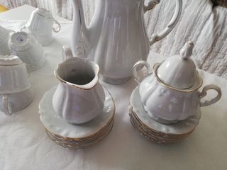 Juego de café de porcelana