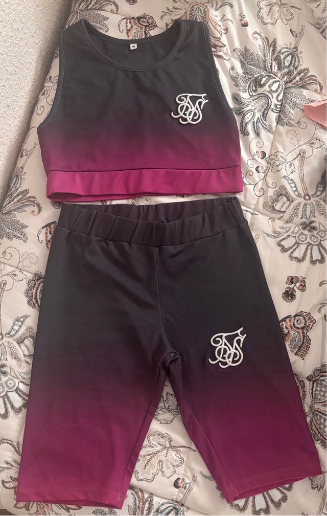 Conjunto SikSilk Xs-S - Top y mallas cortas