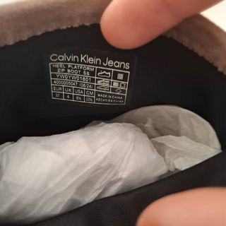 Stivaletti Calvin Klein Jeans beige