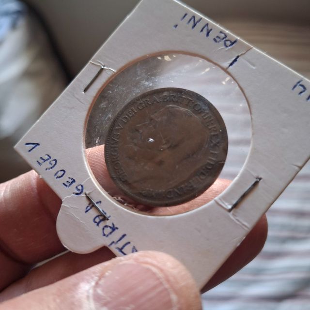 Moneda inglesa antigua