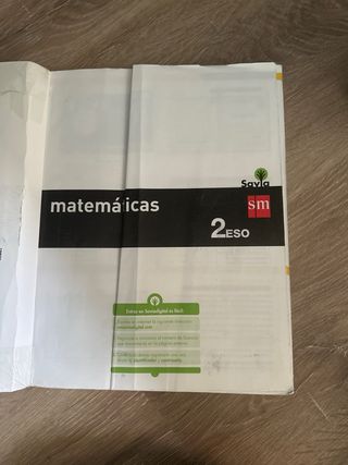 Matemáticas. 2 ESO. Savia