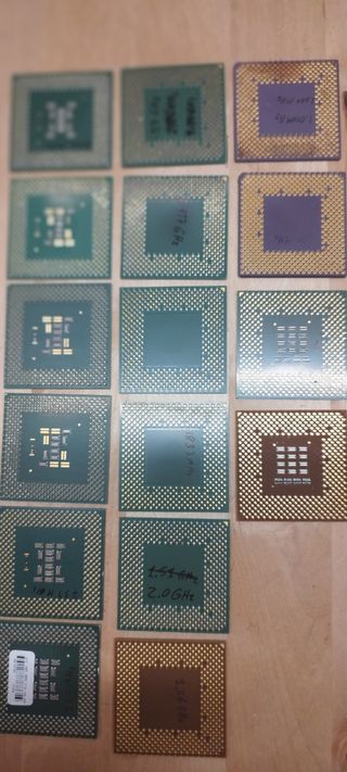 Lote procesadores AMD-Intel y XEON