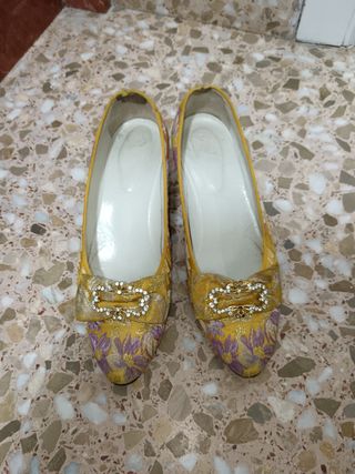 Traje Fallera Talla 38 - Multicolor