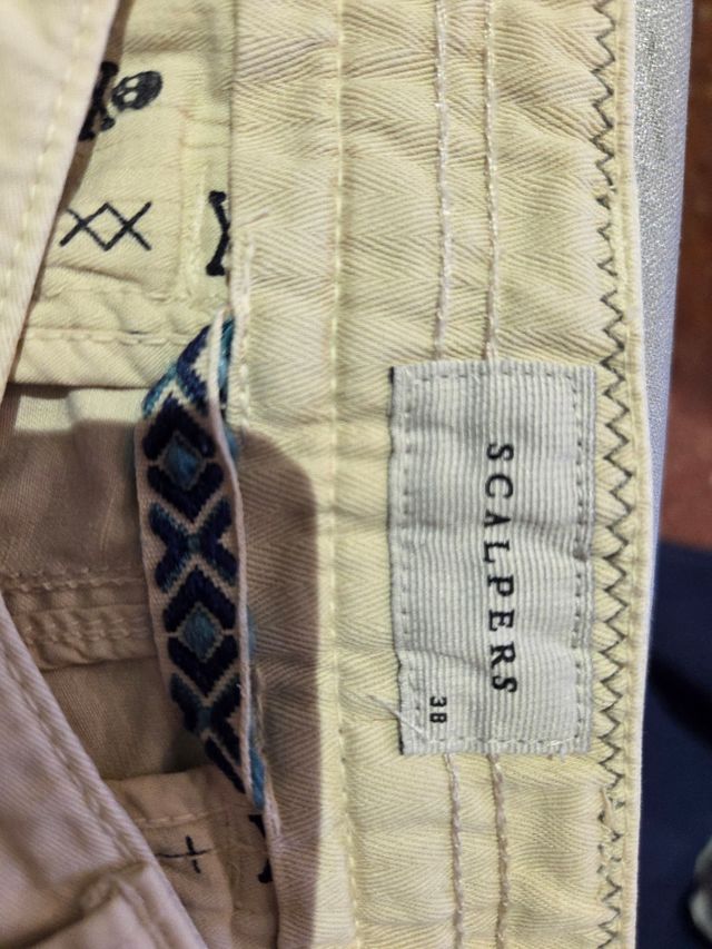Pantalón Scalpers Beige - Talla 38