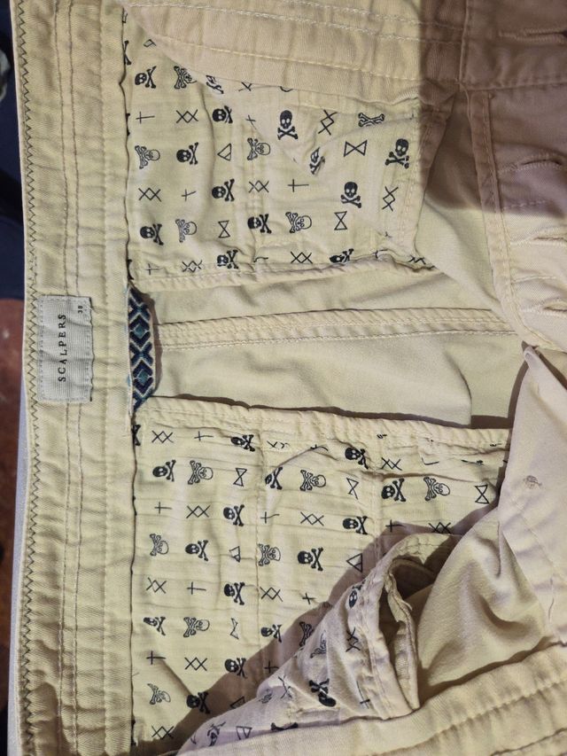 Pantalón Scalpers Beige - Talla 38